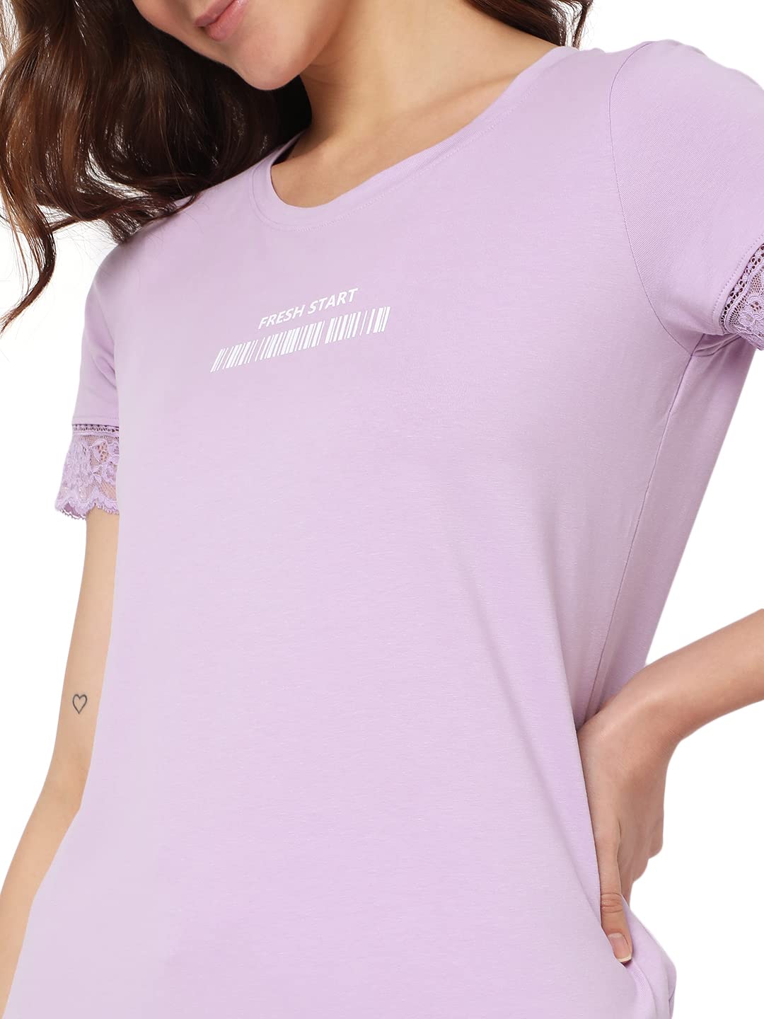 VERO MODA Intimates Regular Fit Sleepwear Set (254666101_Lavendula_L)