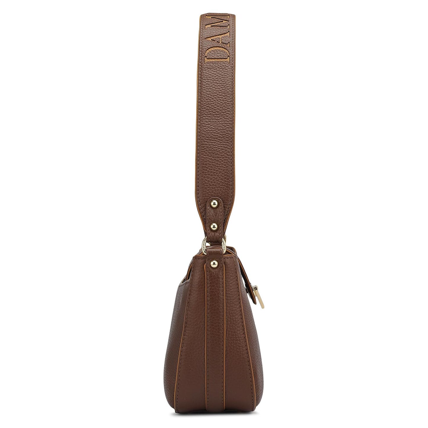 Da Milano Small Leather Shoulder Bag - Brown
