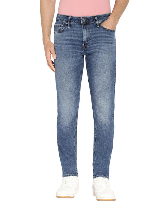 American Eagle Men Blue Airflex+ Athletic Fit Skinny Jean