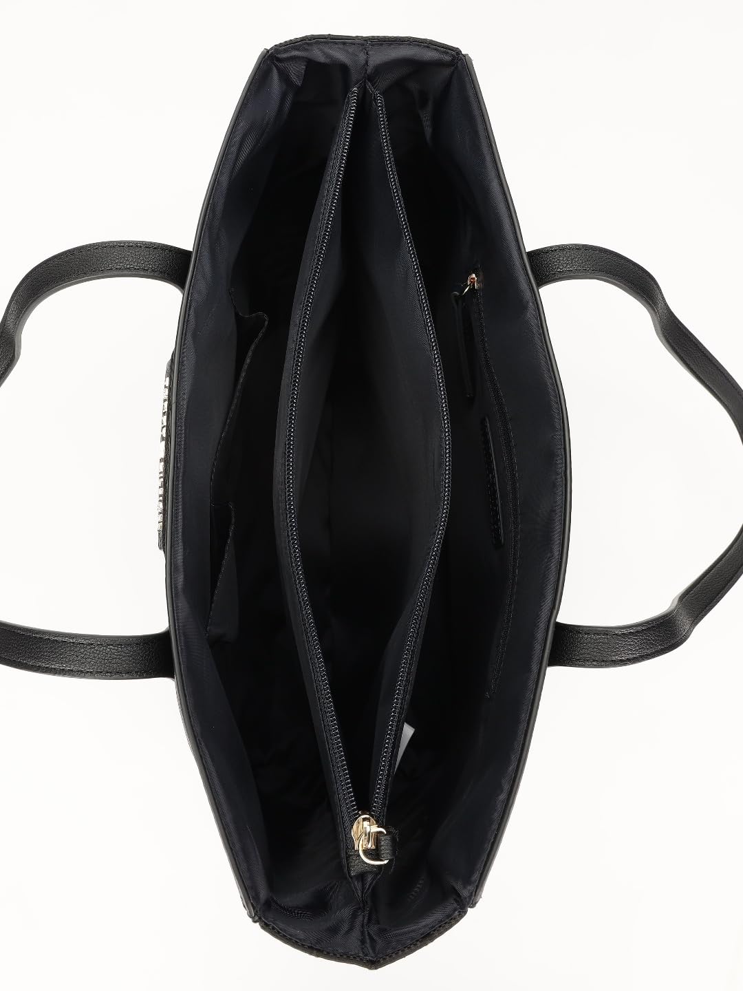 Tommy Hilfiger Logo Black Polyester Tote Bag