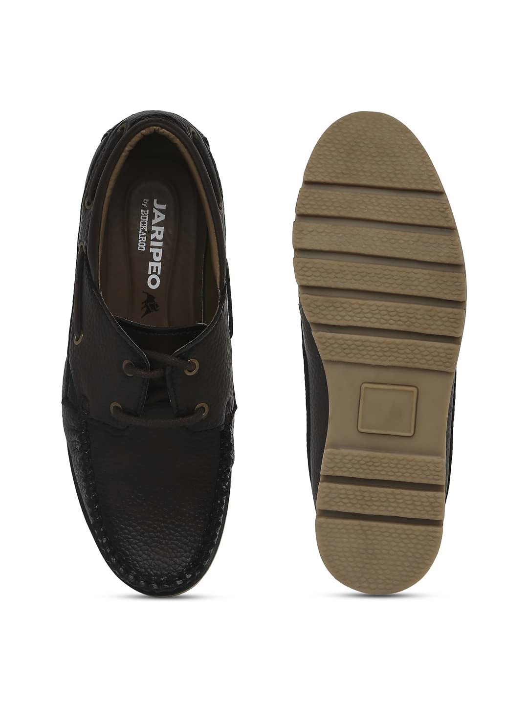 Buckaroo Jaripeo XIOMAR Premium Vegan Synthetic Brown Casual Shoes for Men: Size UK 10