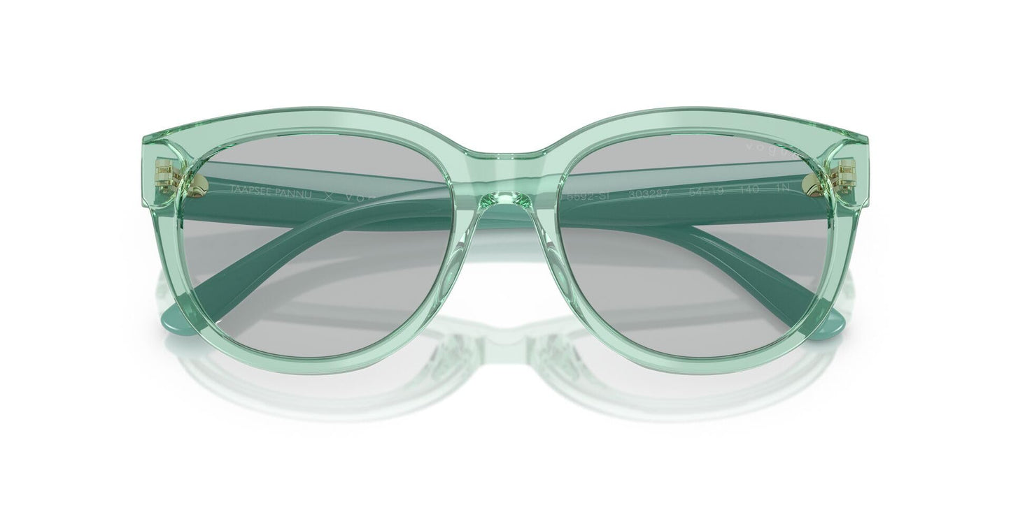 VOGUE EYEWEAR Women UV Protected Grey Lens Pillow Sunglasses - 0VO5592SI30328754