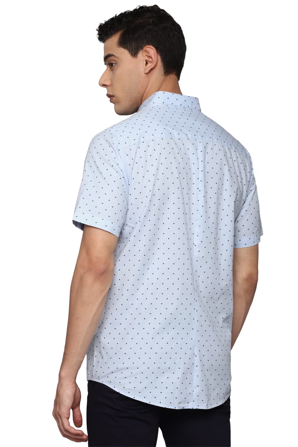 Allen Solly Men's Regular Fit Shirt (ASSHQSPF989454_Blue 42)