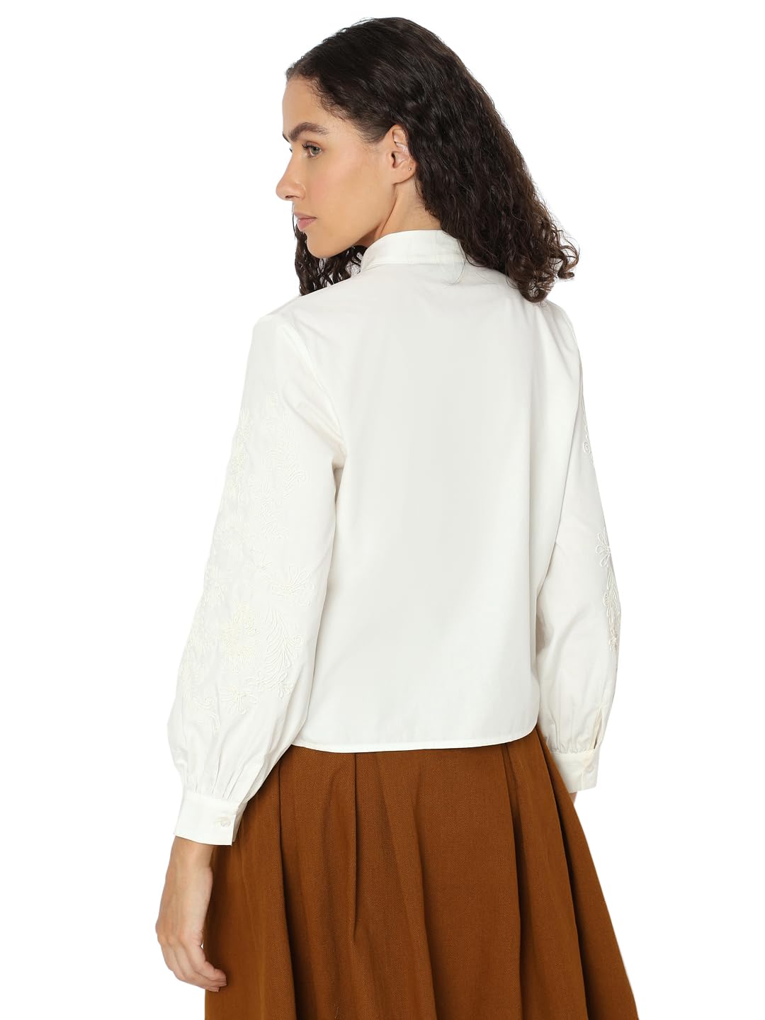 VERO MODA Women White Regular Fit Top
