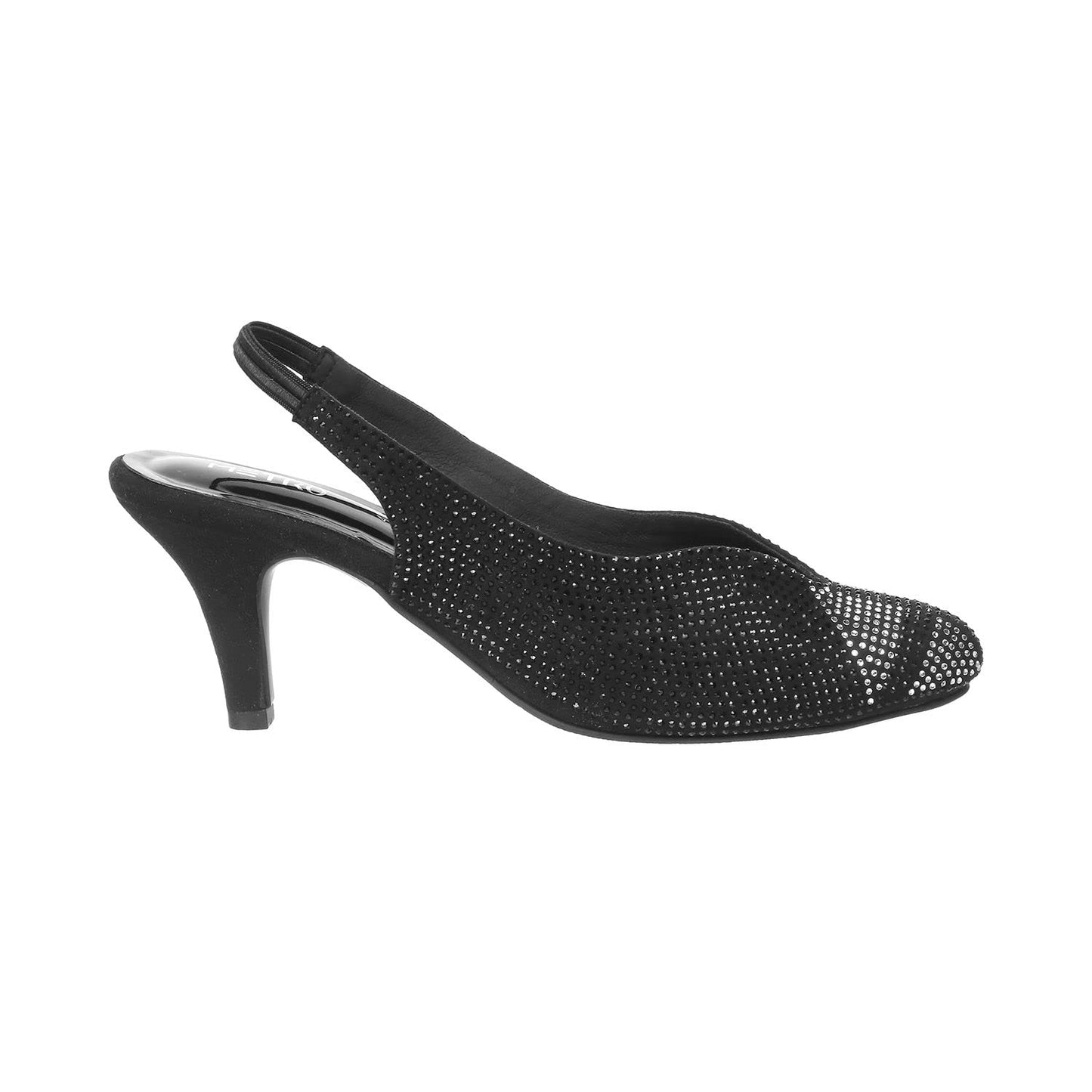 Metro Womens Synthetic Black Sandals - SaumyasStore