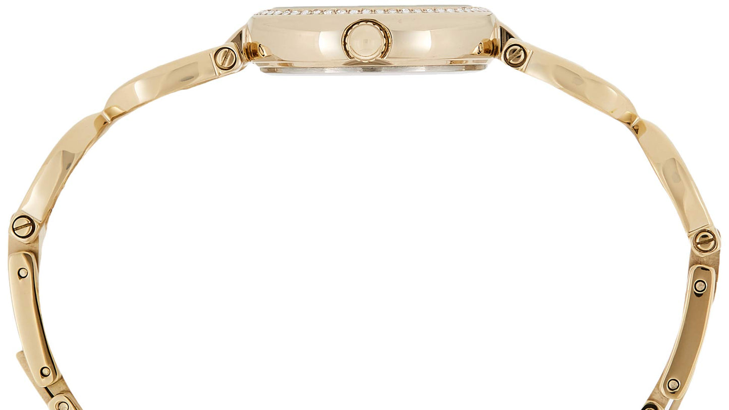 Coach Park Qtz Basic Gold Round Dial Women's Watch|Ionic Plated Thin Gold Steel Material|Gold Color Band - 14503171