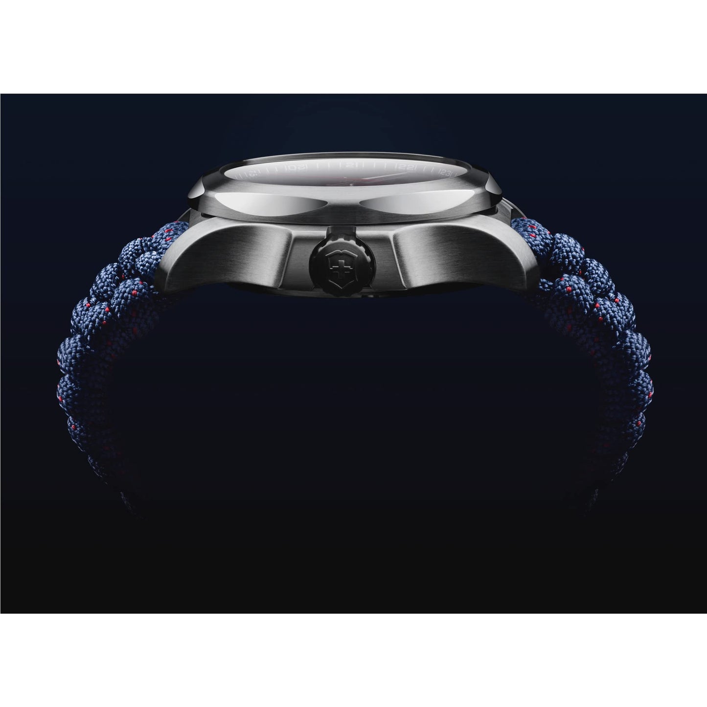 Victorinox Leather I.N.O.X. Analog Blue Dial Women Watch-241770, Blue Band