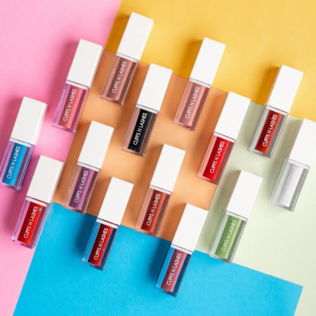 Cuffs N Lashes Matte Liquid Lipstick 6ml – 19 MLBB | 12H Long Lasting Transfer-Proof &Mask-Proof | Comfortable Non-Drying Formula | Paraben-Free Cruelty-Free