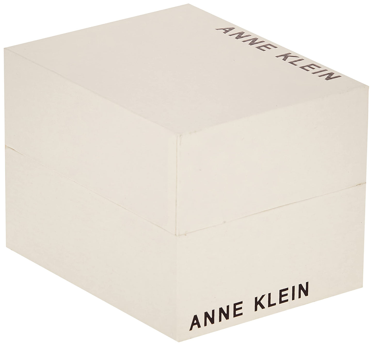 Anne Klein Women's AK/3220RGRG Diamond-Accented Rose Gold-Tone Chain Bracelet Watch
