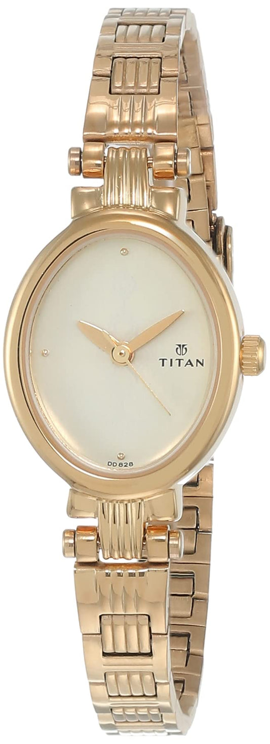 Titan Analog White Dial Women's Watch NM2535YM01/NN2535YM01/NP2535YM01