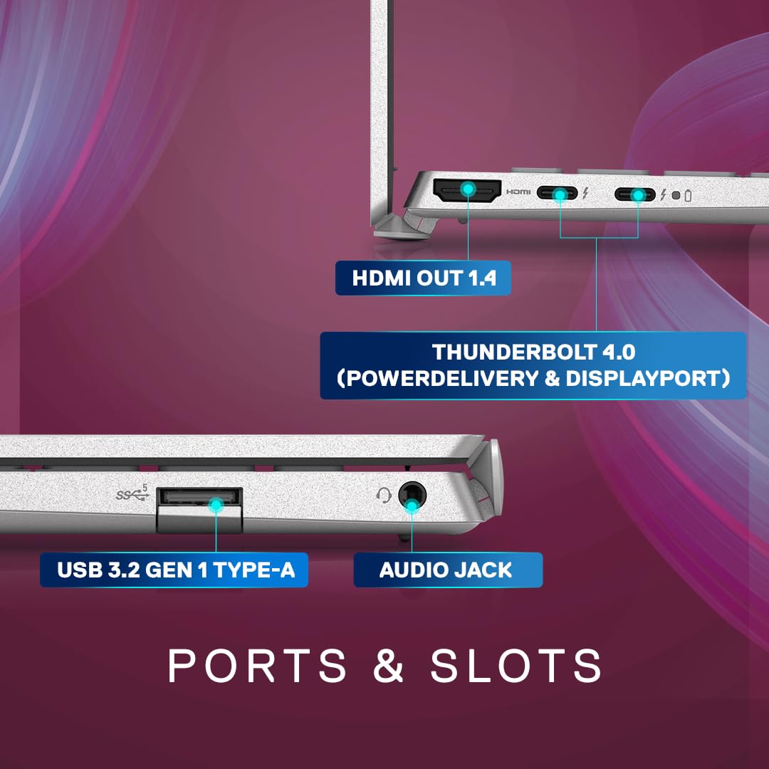 Dell Inspiron 5330 Laptop, Intel Evo Platform Powered by Intel Core i7-1360P Processor/16GB LP DDR5/1TB SSD/13.3" (33.78cm) QHD+ 300 nits/Win 11 + MSO'21/15 Month McAfee/Platinum Silver/1.24kg