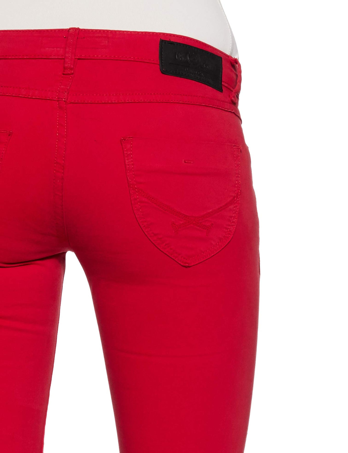 U.S. POLO ASSN. Women's Regular Pants (UWTR0128_Red_28)