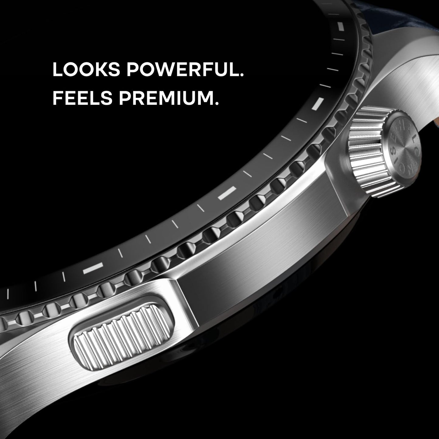 Noise Newly Launched Halo 3 Smart Watch with 1.43” AMOLED Display, 1000 NITS Brightness, Premium Metal Design, Powered by AI Pro, AI Transcription, Morning Briefs, 7-Day Battery (Rich Black)