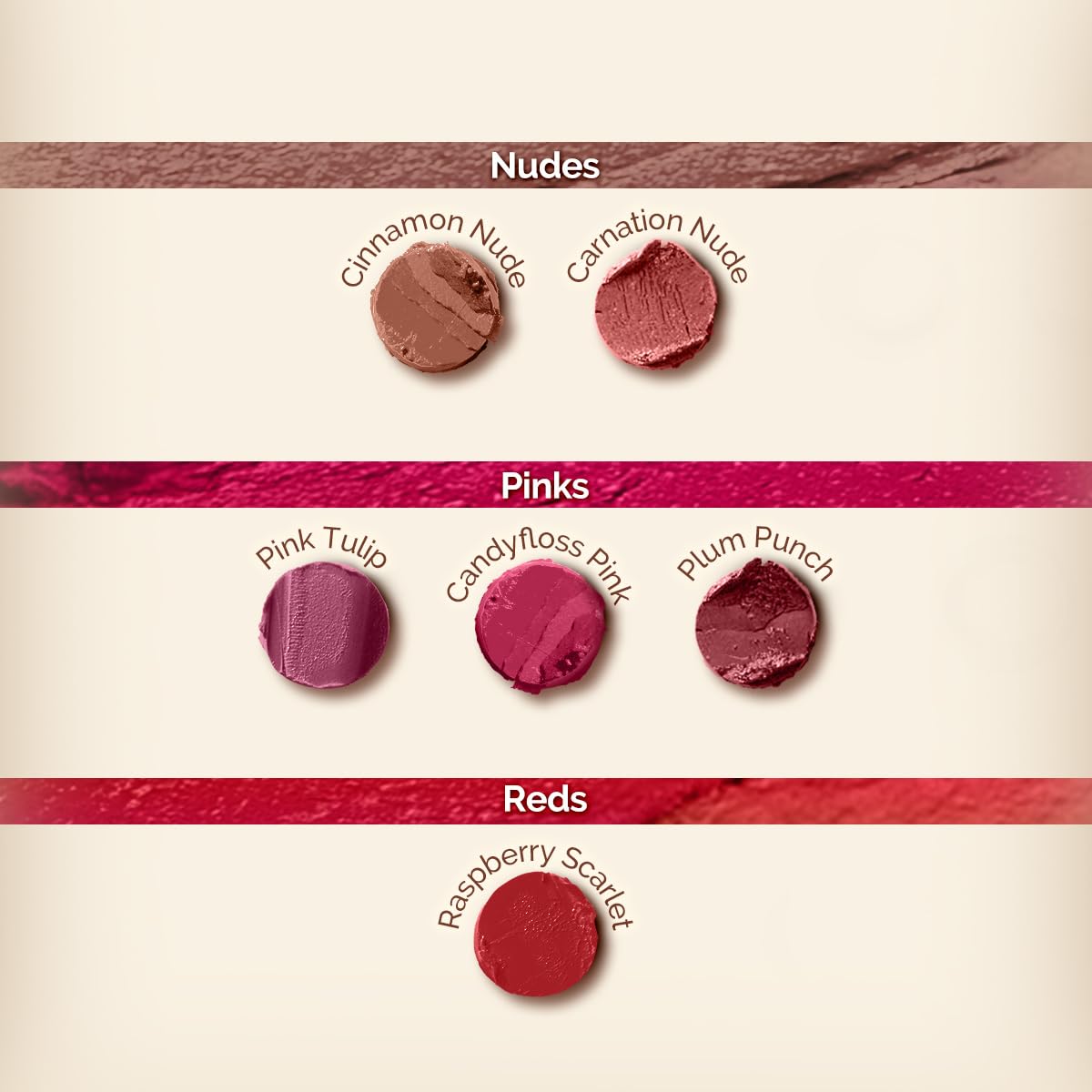 Mamaearth Moisture Matte Longstay Mini Lipstick with Avocado Oil & Vitamin E for 12 Hour Long Stay-04 Cinnamon Nude - 0.7 g