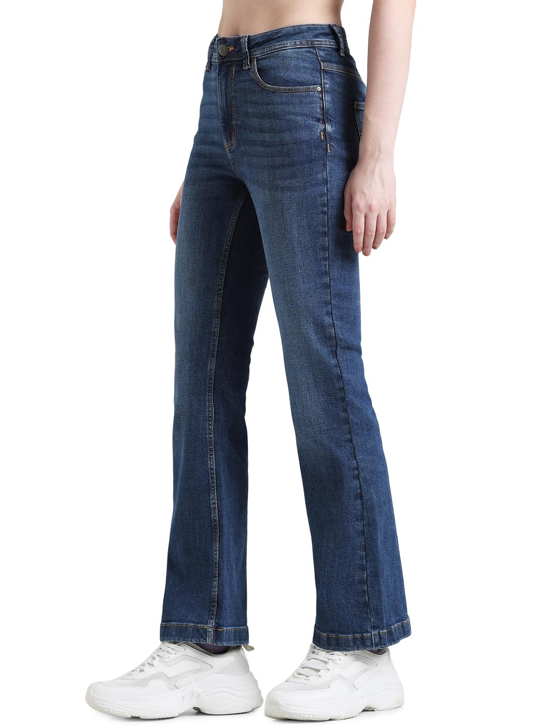 ONLY Women's Regular Jeans (15329354-Dark Blue Denim_Dark