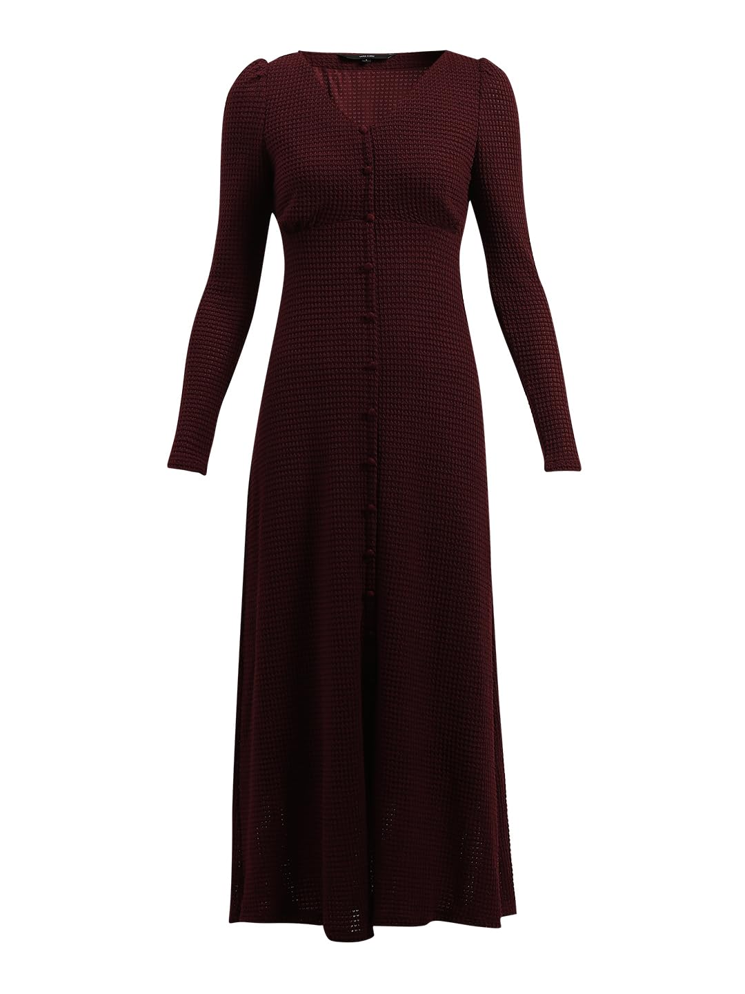 VERO Moda Women's Polyester A-Line Midi Dress