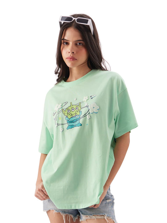 The Souled Store Pixar: Monster INC. Women Oversized T-Shirts