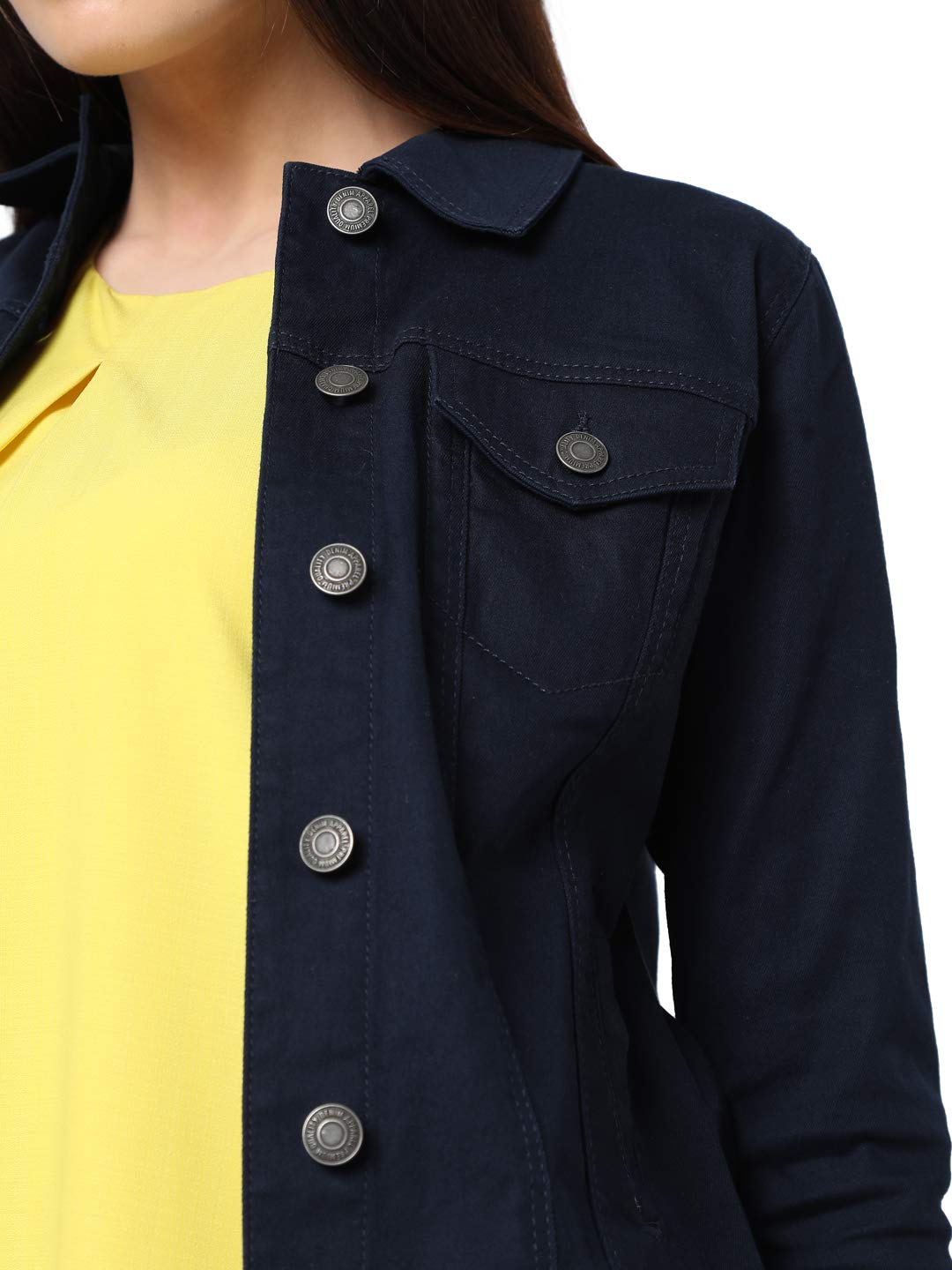 VERO MODA Women's A-Line Coat (231498402_Navy Blazer_XS)