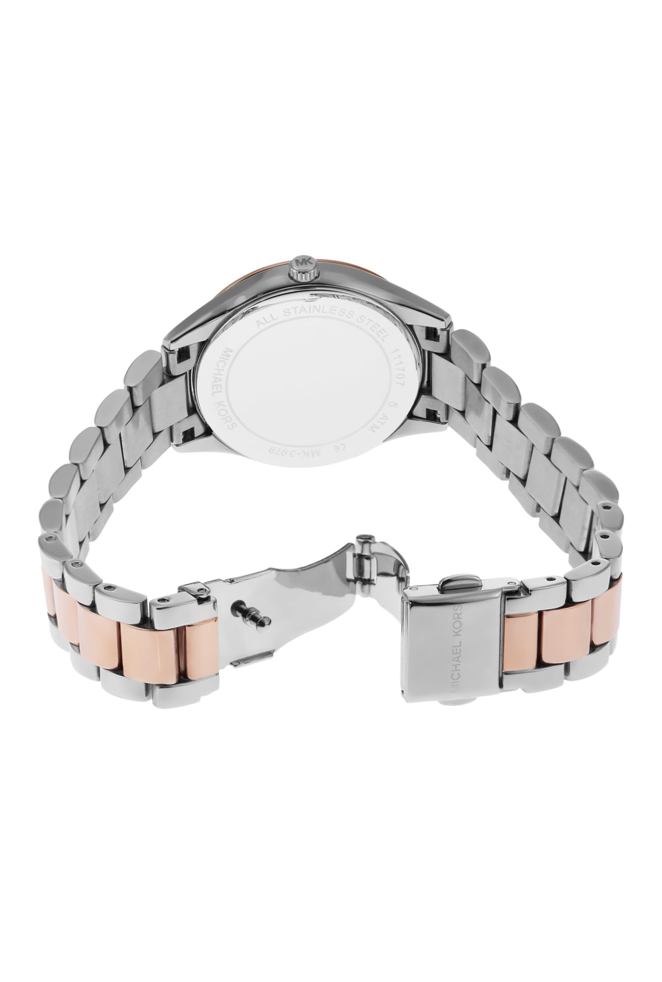 Michael Kors Stainless Steel Lauryn Analog White Dial Women Watch-Mk3979, Multi-Color Band