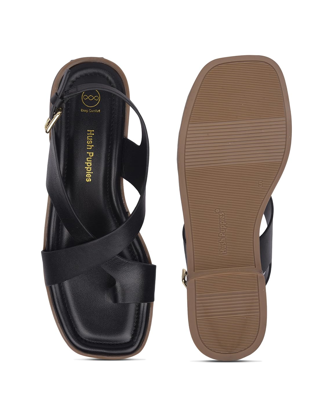 Hush Puppies Women's Flat Sandals – Comfortable, Stylish Summer Footwear for Everyday Wear