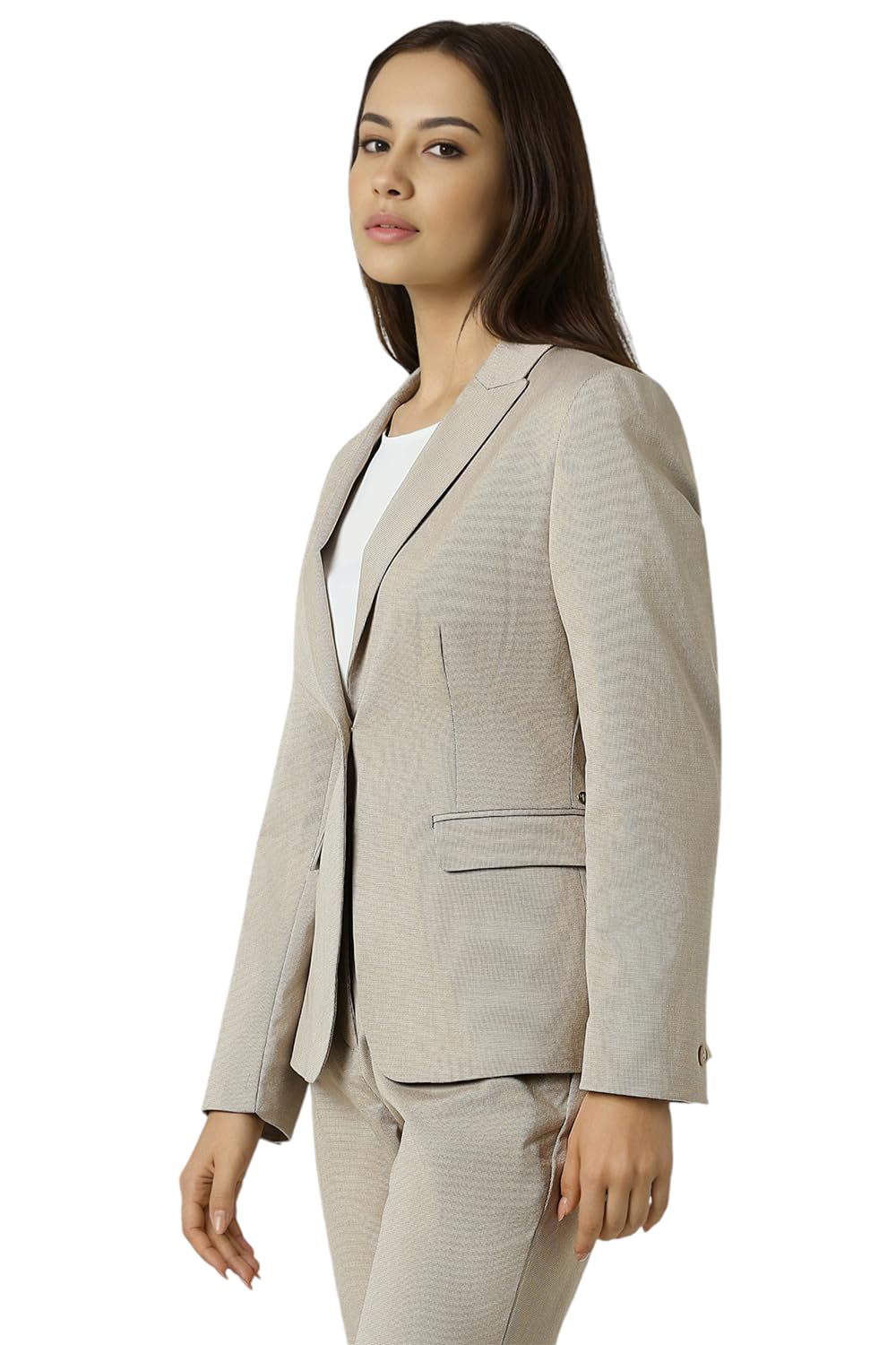 Van Heusen Women's Blazer (VWBZFRGFC91850_Grey