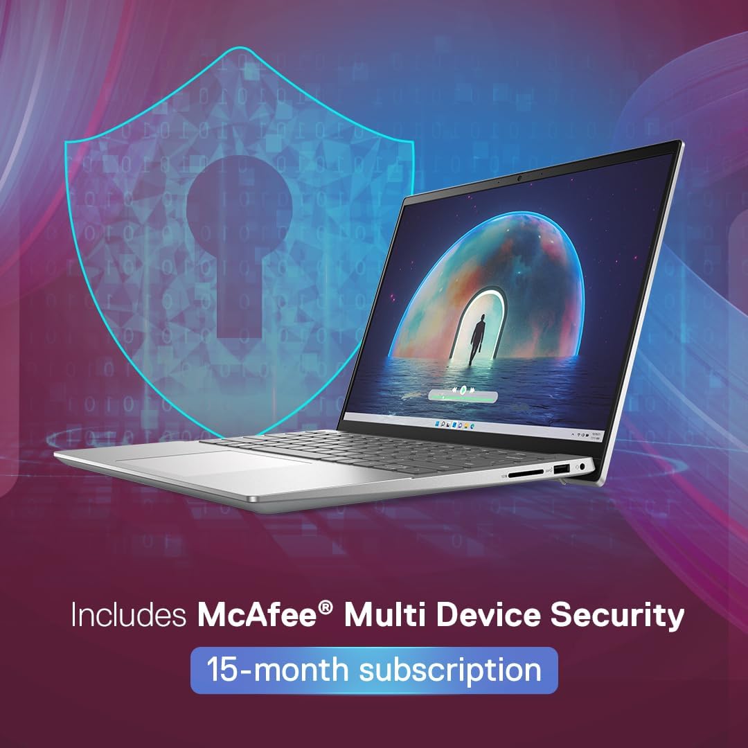 Dell Inspiron 5430 Laptop, Intel Core i5-1335U Processor/ 8GB/ 512GB SSD/ 14.0" (35.56cm) FHD+ Comfort View/Backlit KB/Windows 11+MSO'21/15 Month McAfee/Platinum Silver, Thunderbolt 4.0 Port,1.59kg