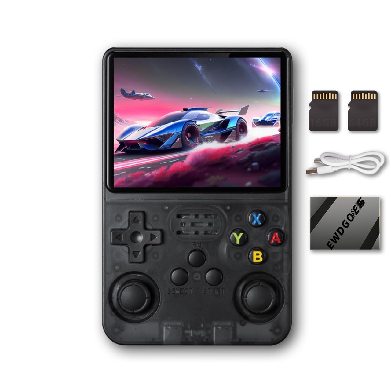 New World R36S Retro Handheld Video Game Console 3.5 inch Retro Handheld Video Games Consoles Built-in Rechargeable Battery Portable Style Hand Held Game Consoles