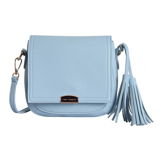 Lino Perros women green coloured sling bag (BLUE)