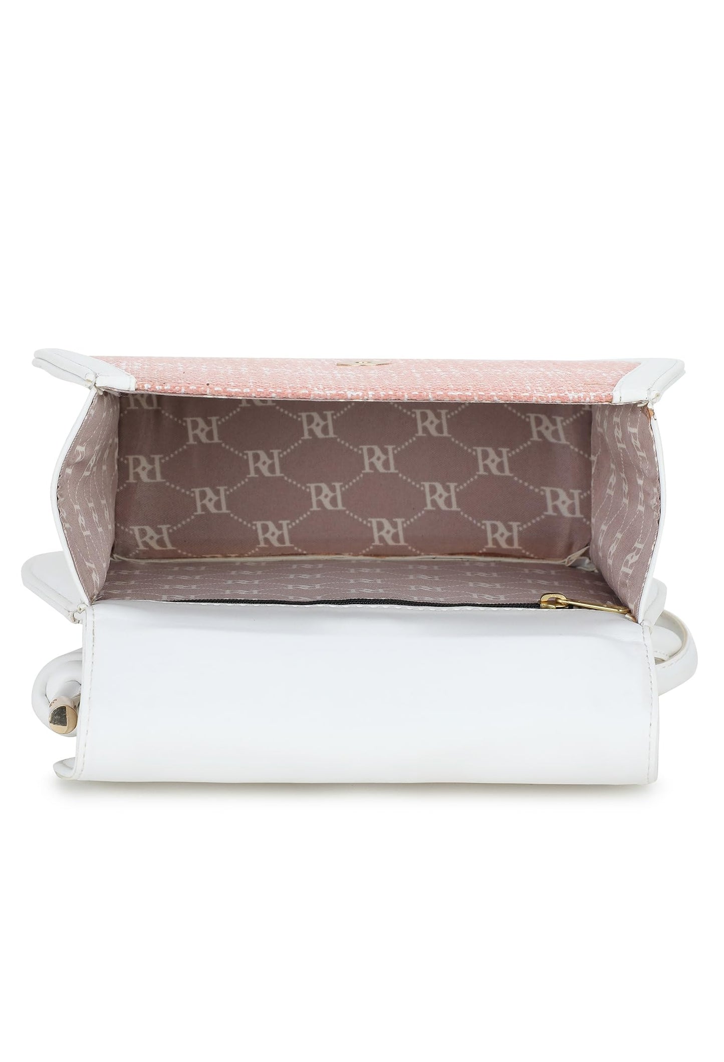 RASHKI AURA- Womens Crossbody Vegan Leather Handbag | Spacious | Unique Shape | Party Purse | Magnetic Button Closure