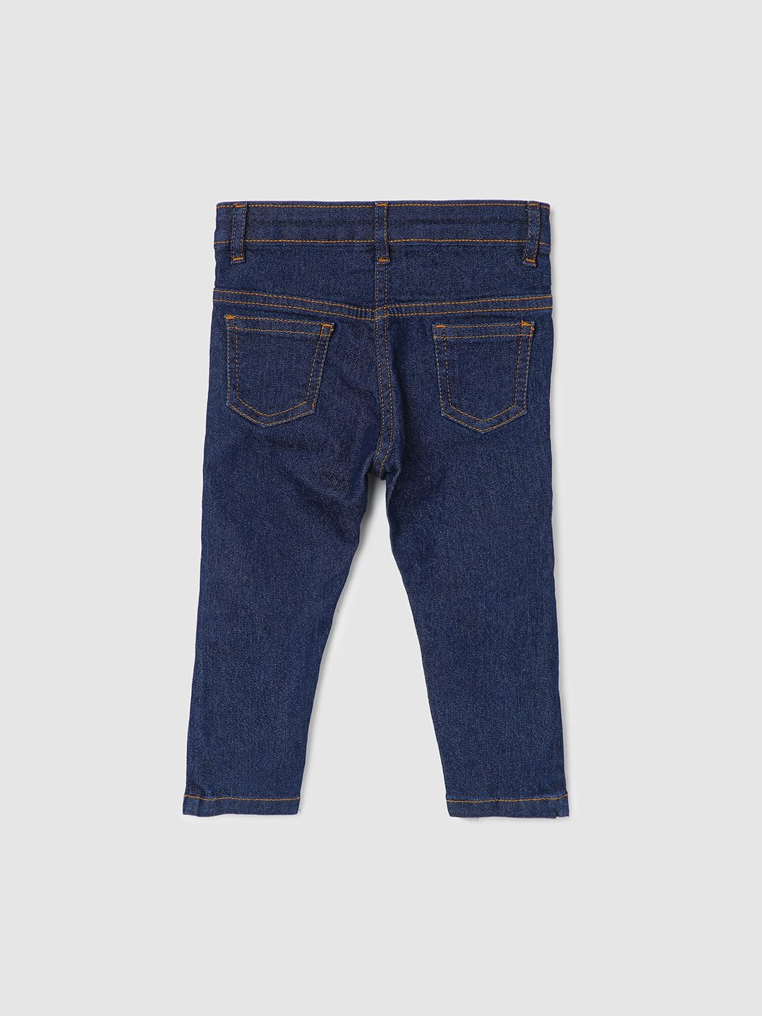 Max Girls Slim Fit Solid Jeans (P23ABD51DARK Blue)_18-24M