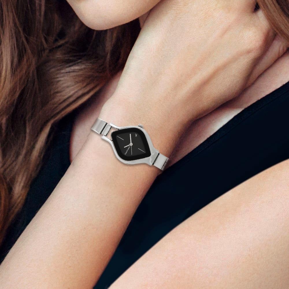 Fastrack Analog Black Dial Women's Watch NM6109SM02/NN6109SM02