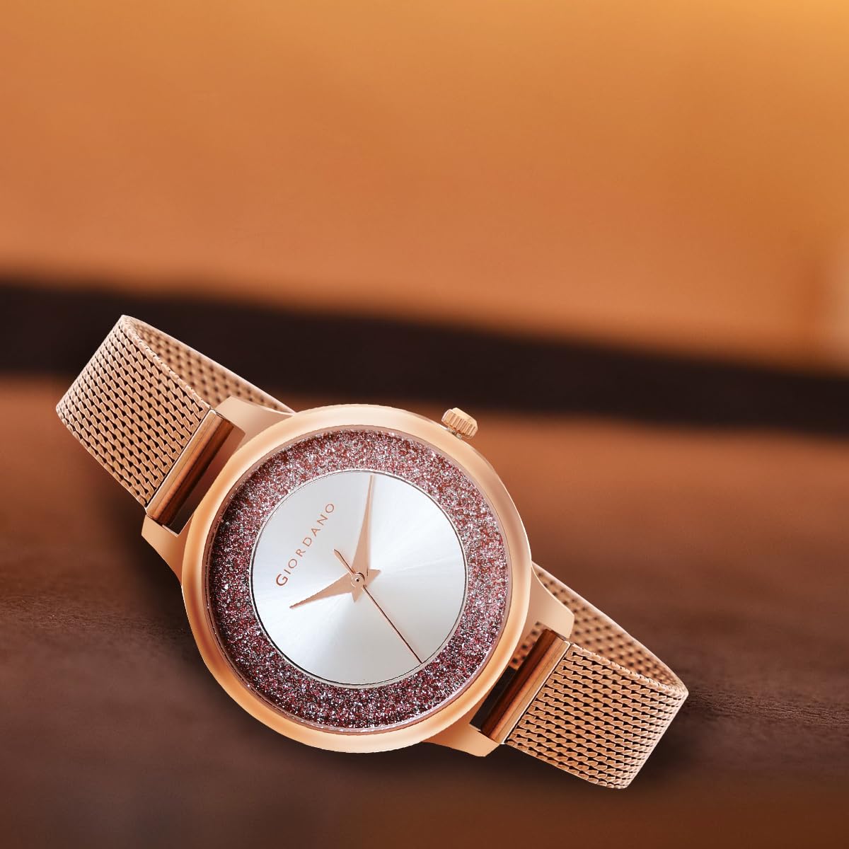 Giordano AW22 Collection Analog Watch for Women Stylish Metal Strap| 3 Hands Mechanism with Water Resistance Latest Generation Premium Analogue Watches Ideal Gift for Female, Ladies & Girls - GD4071