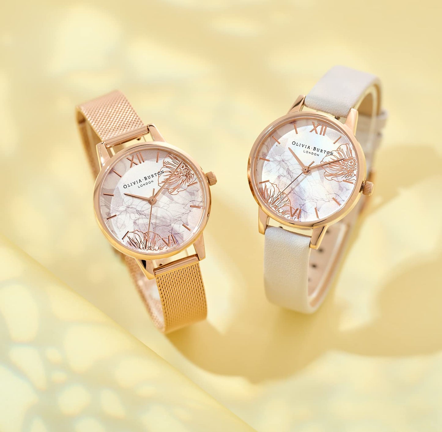 Olivia burton Abstract Florals Analog Multicolor Dial Women's Watch-OB16VM11