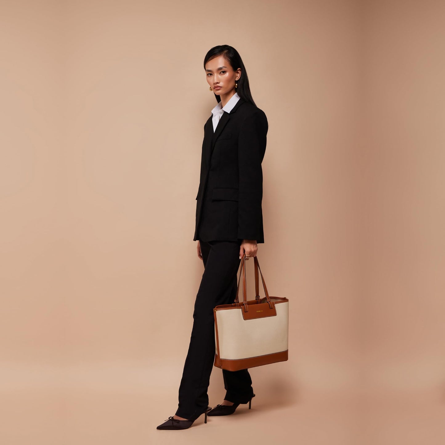 Miraggio Miranda Tote Bag For Women - Ivory