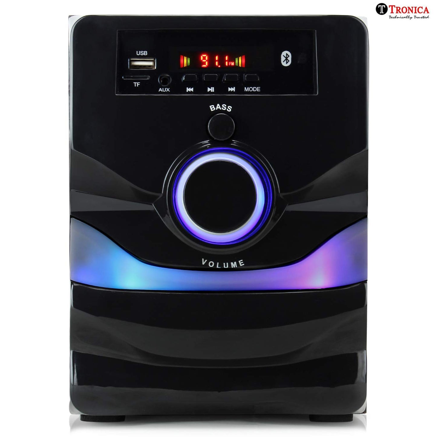 TRONICA Version: 3 Ace Series 5.1 Home Theater System with Bluetooth/PenDrive/Fm/TV/Aux Support with Remote & LED Spectrum