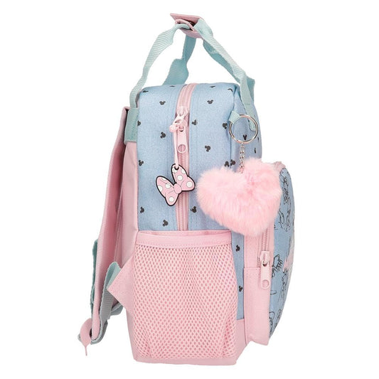 Joumma Disney Minnie American Darling Backpack Blue 23X28X10 cms Polyester 9.6L, Blue, Backpack, Blue, backpack, Blue, Backpack