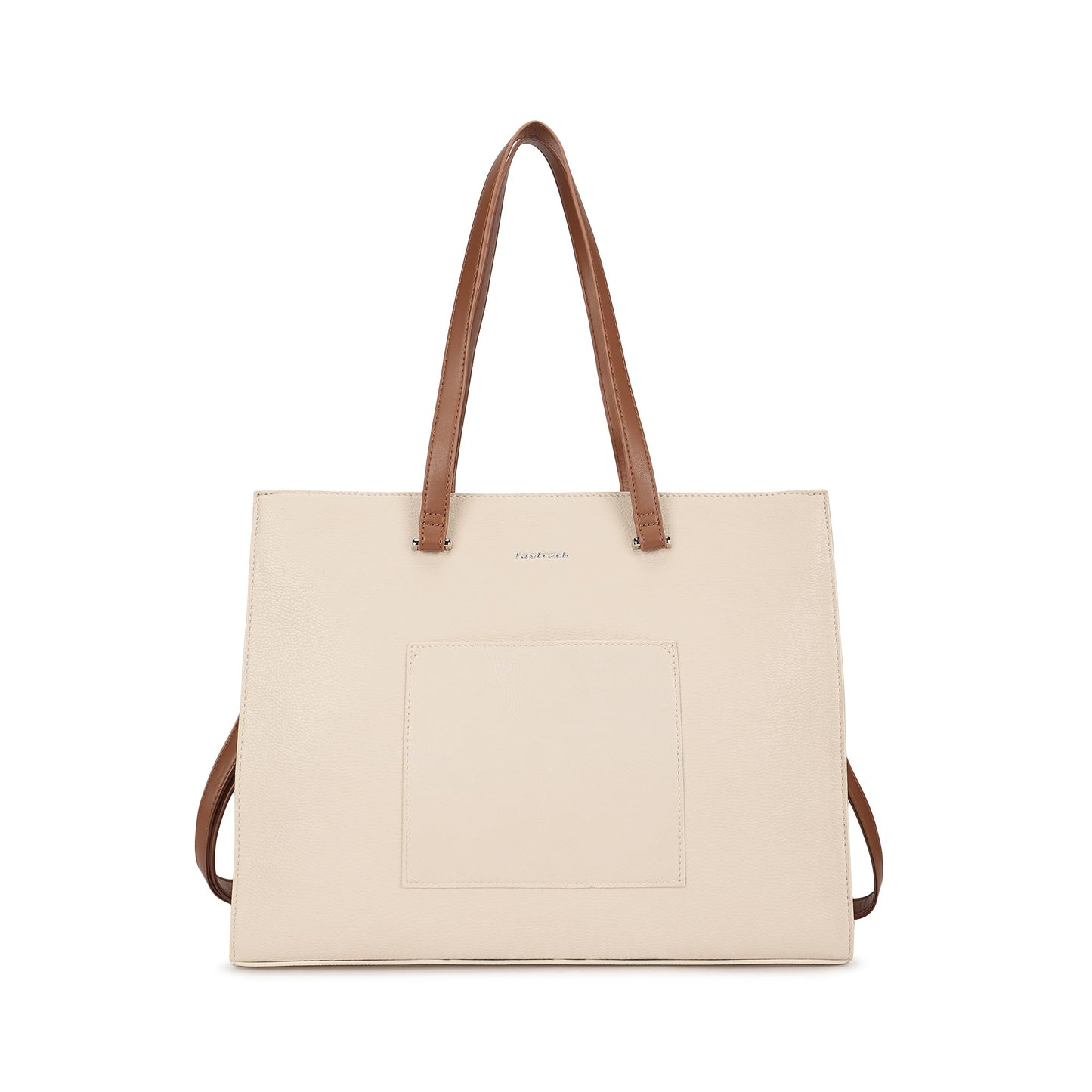 Fastrack CarryAll Laptop Tote | Faux-Leather Women’s Tote Bag | 14'' Laptop Sleeve, Dual Carry Options & Multi-Compartment Design