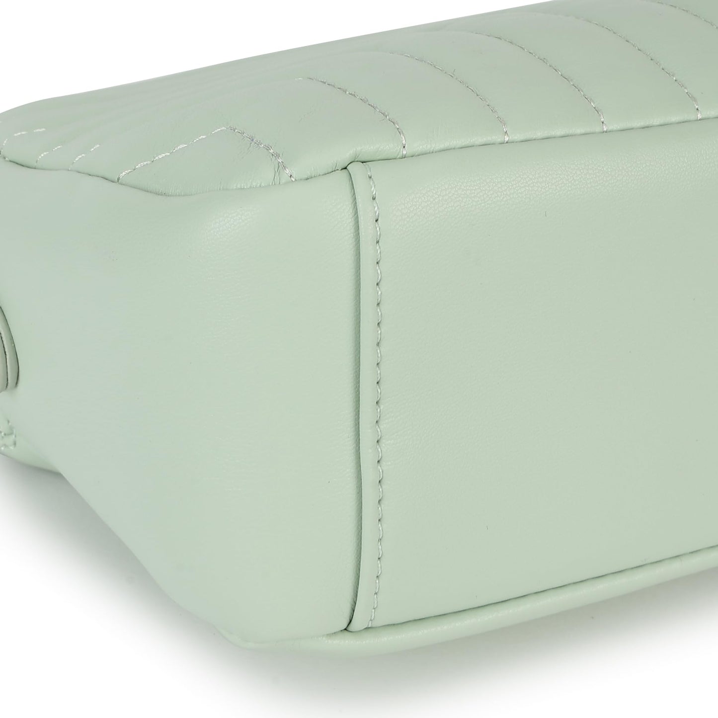 Fastrack Pastel Quilt Sling Bag for Women | Lightweight Quilted Crossbody with 3 Zippered Compartments, Detachable Strap and Soft-Tone Hardware | Stylish Everyday Sling for Casual Outings and College