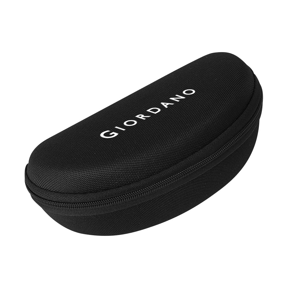 Giordano UV Protected Cat Eye Women's Sunglasses (GA90195C95, 58mm, Medium, Black Color Lens)