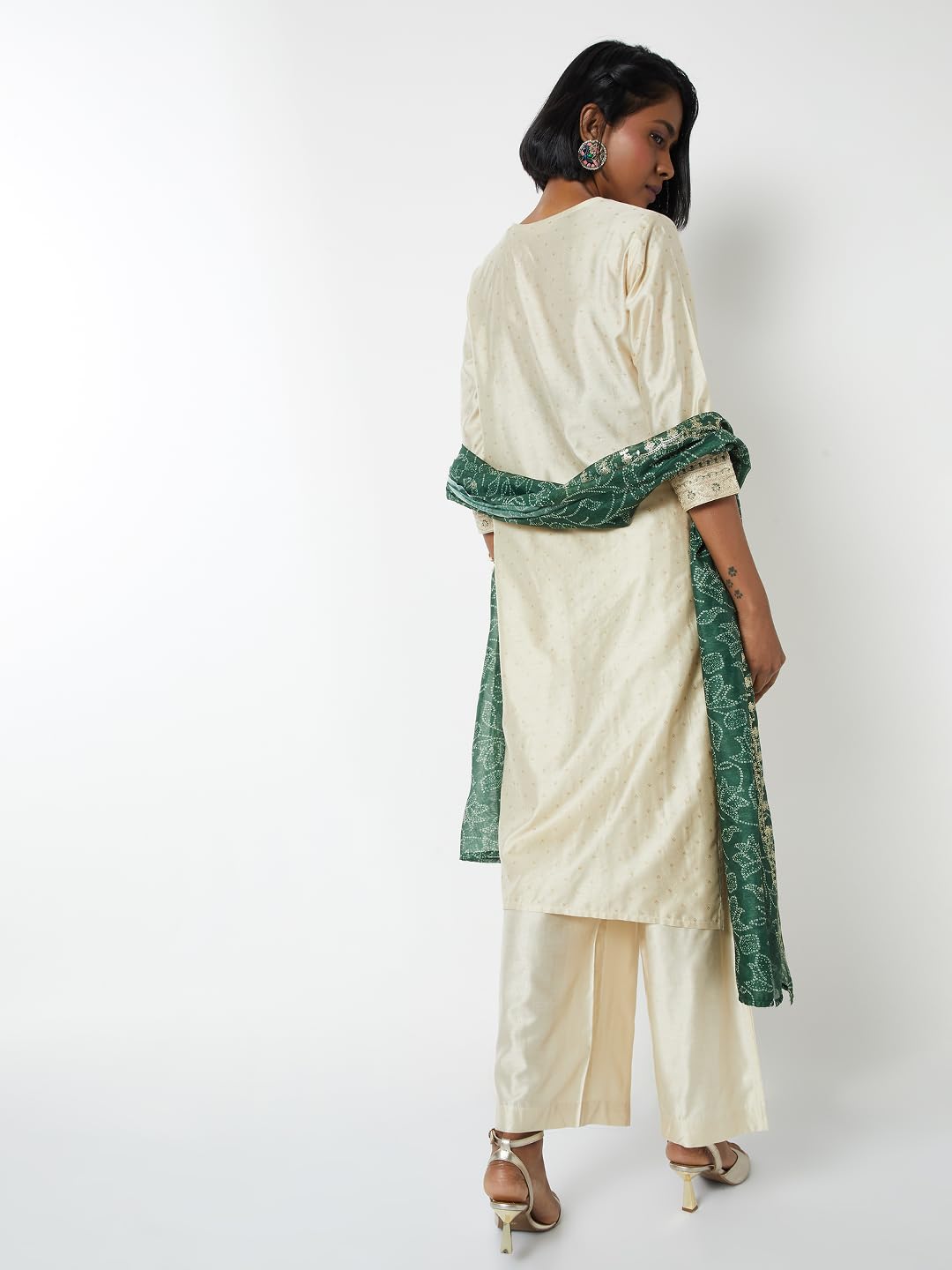 Max Women's Polyester Blend Kurta Set