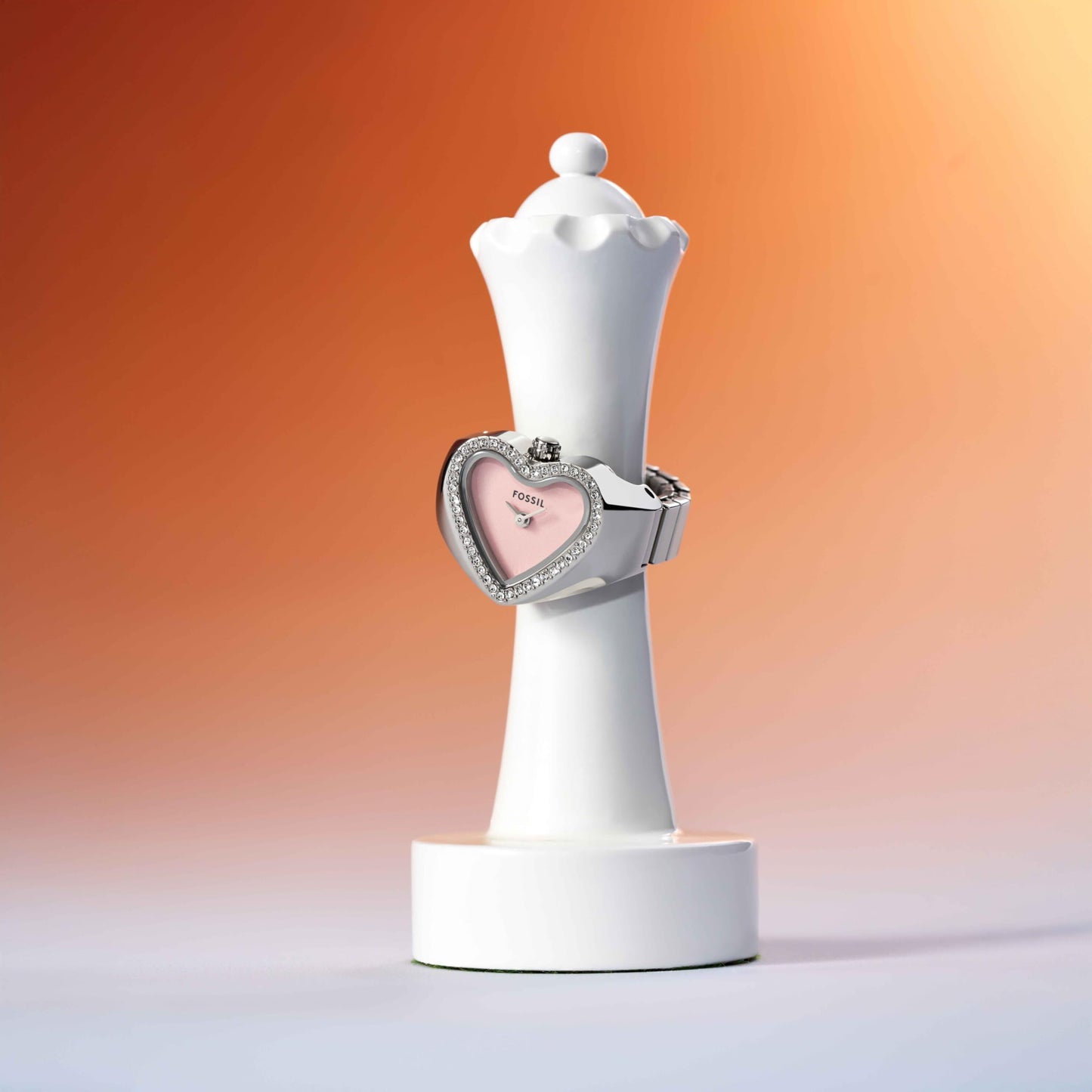 Fossil Analog Pink Dial Women's Watch-ES5408