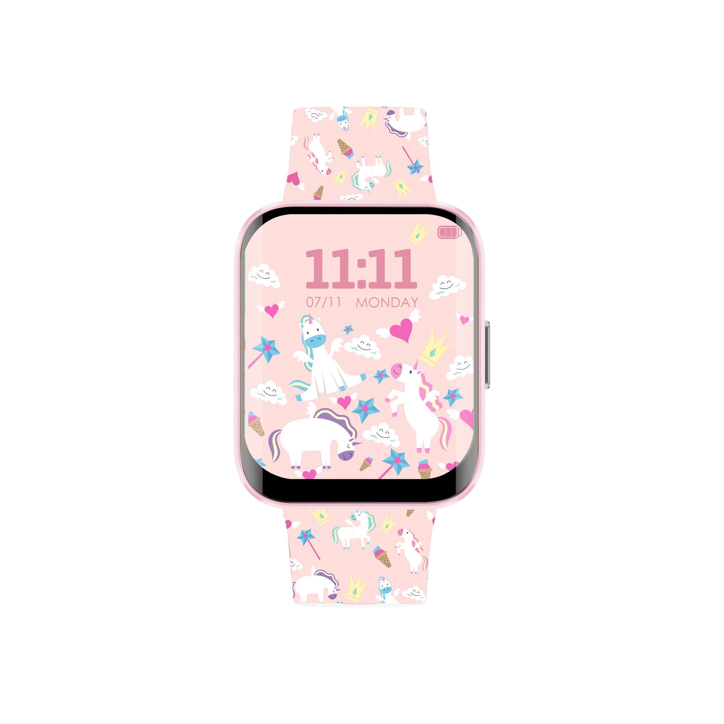 WatchOut Champion Kids SmartWatch with Habit Building, Heart Rate, Water Reminder, Curved Sceen, Waterproof, Activity Track, School Mode, Best Gift, Boys, Girls, Age 3-17, SharkTank Fame (Blush Pink)