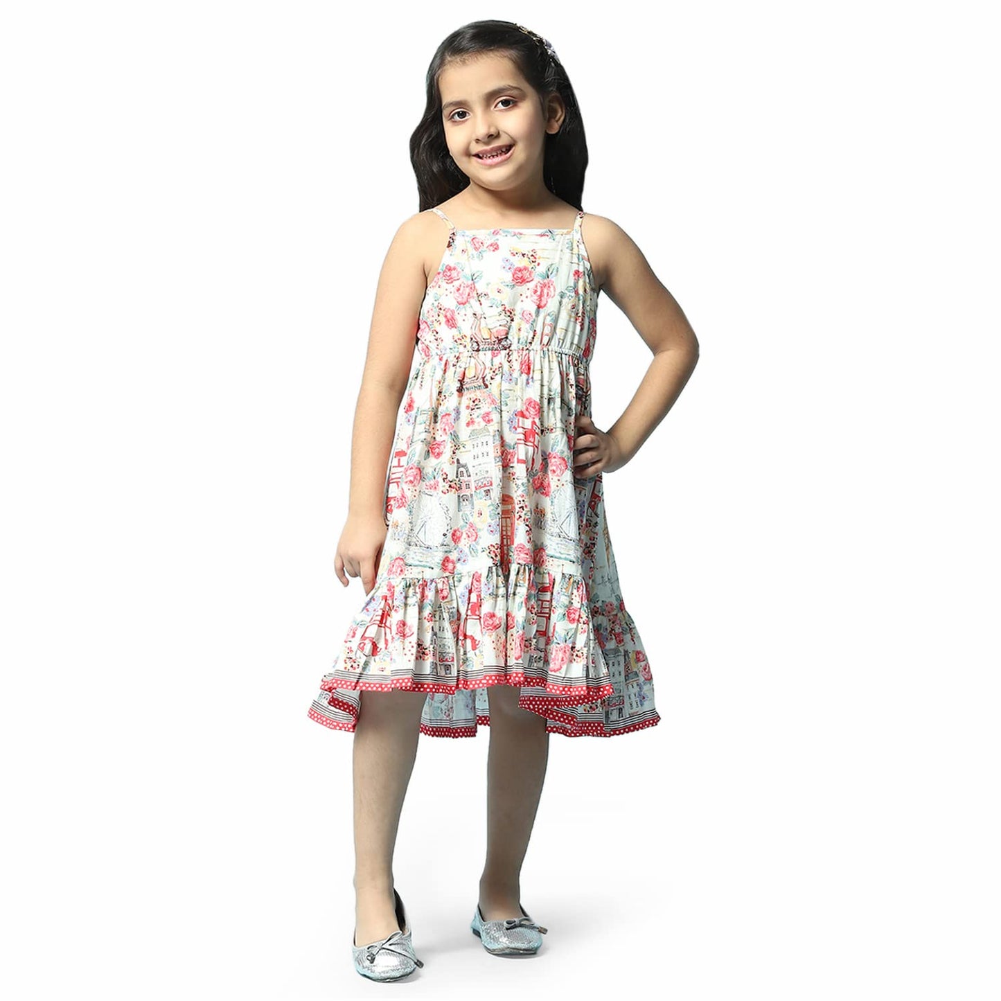 BIBA Girl Printed Kid(KW5271_Off White_5)