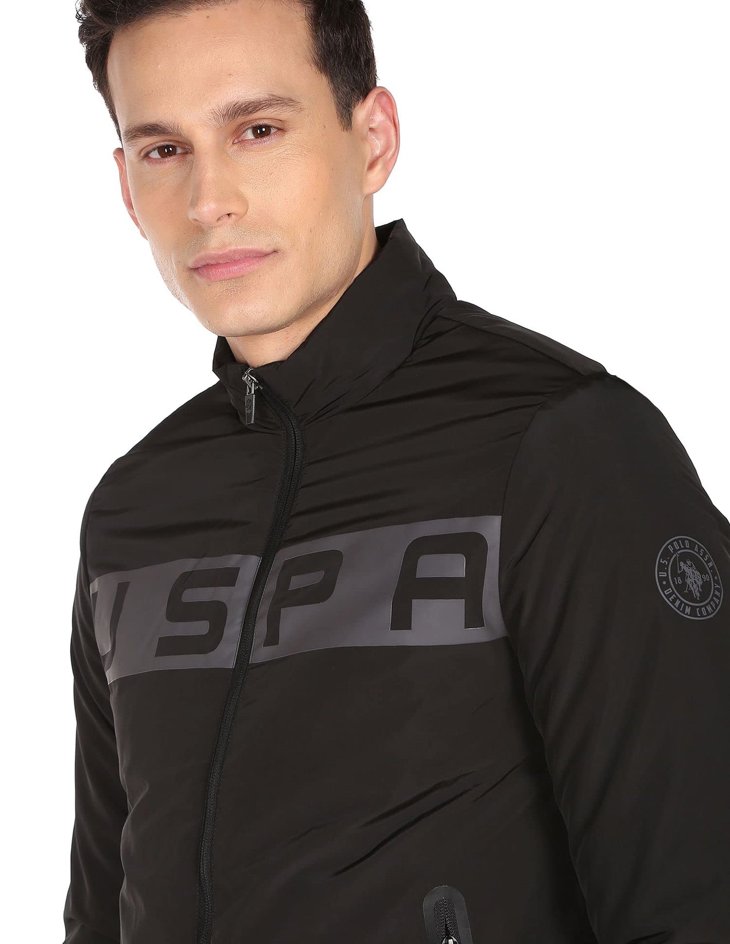 U.S. POLO ASSN. Men's Regular Jacket (UDJCK1140_Black_2XL)