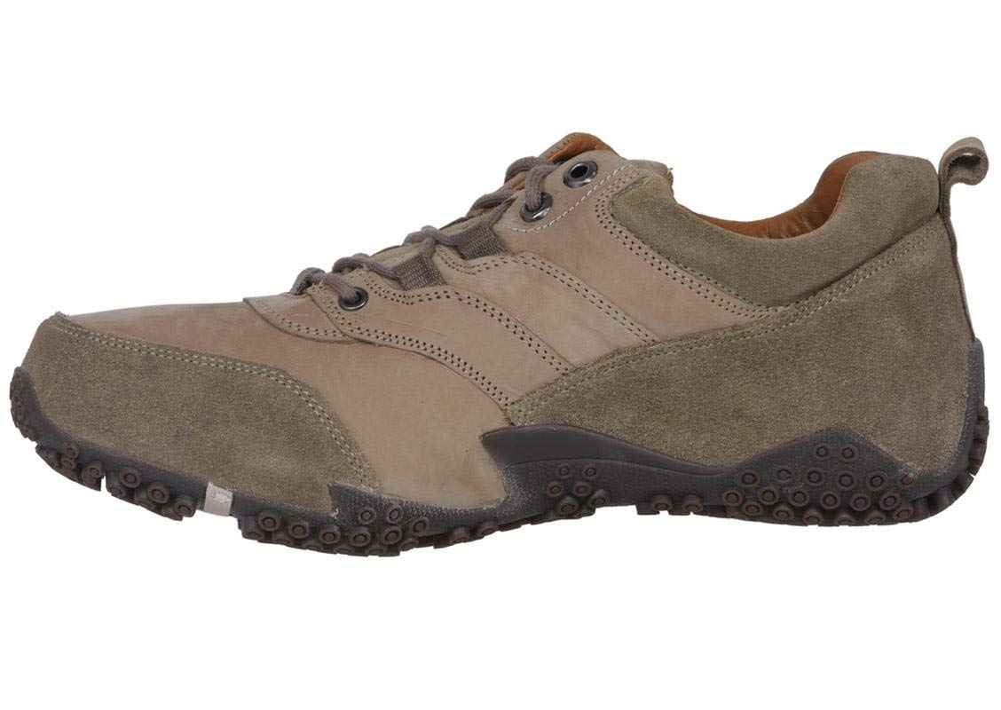 Woodland Men's Khaki Leather Sneaker-8 UK (42 EU) (9 US) (OGC 2706117)