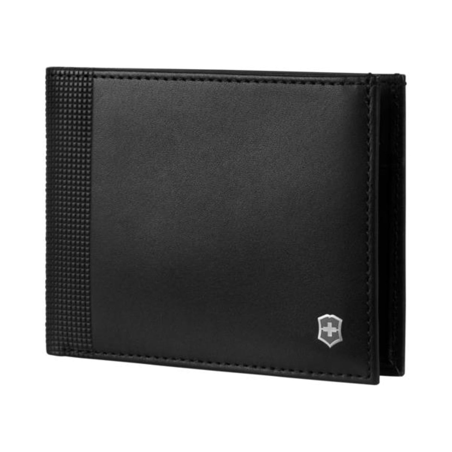 Victorinox Altius Alox, Bi-Fold Leather Wallet with RFID Protection for Men, Black (611570)