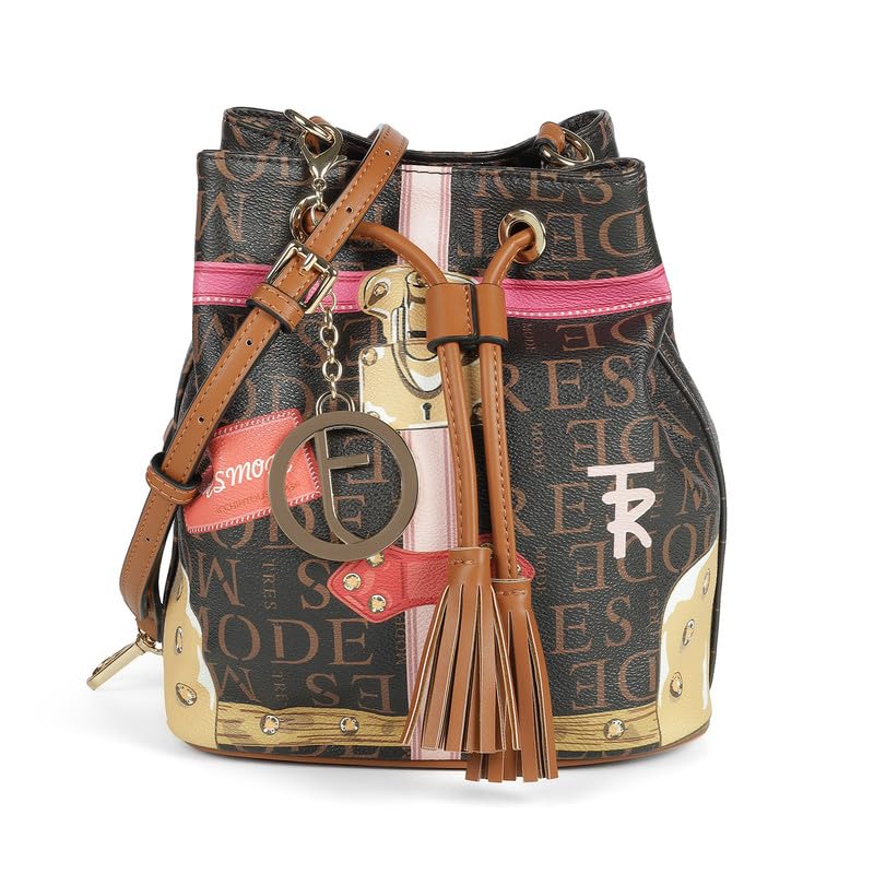 tresmode CELLE Brown Women Vegan Leather Sling Bag