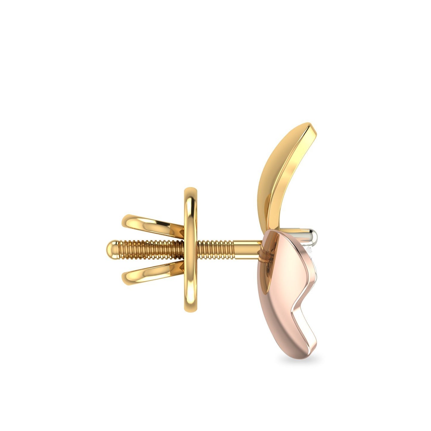 PC Jeweller The Eithnaa 18KT Yellow Gold & Diamond Earring