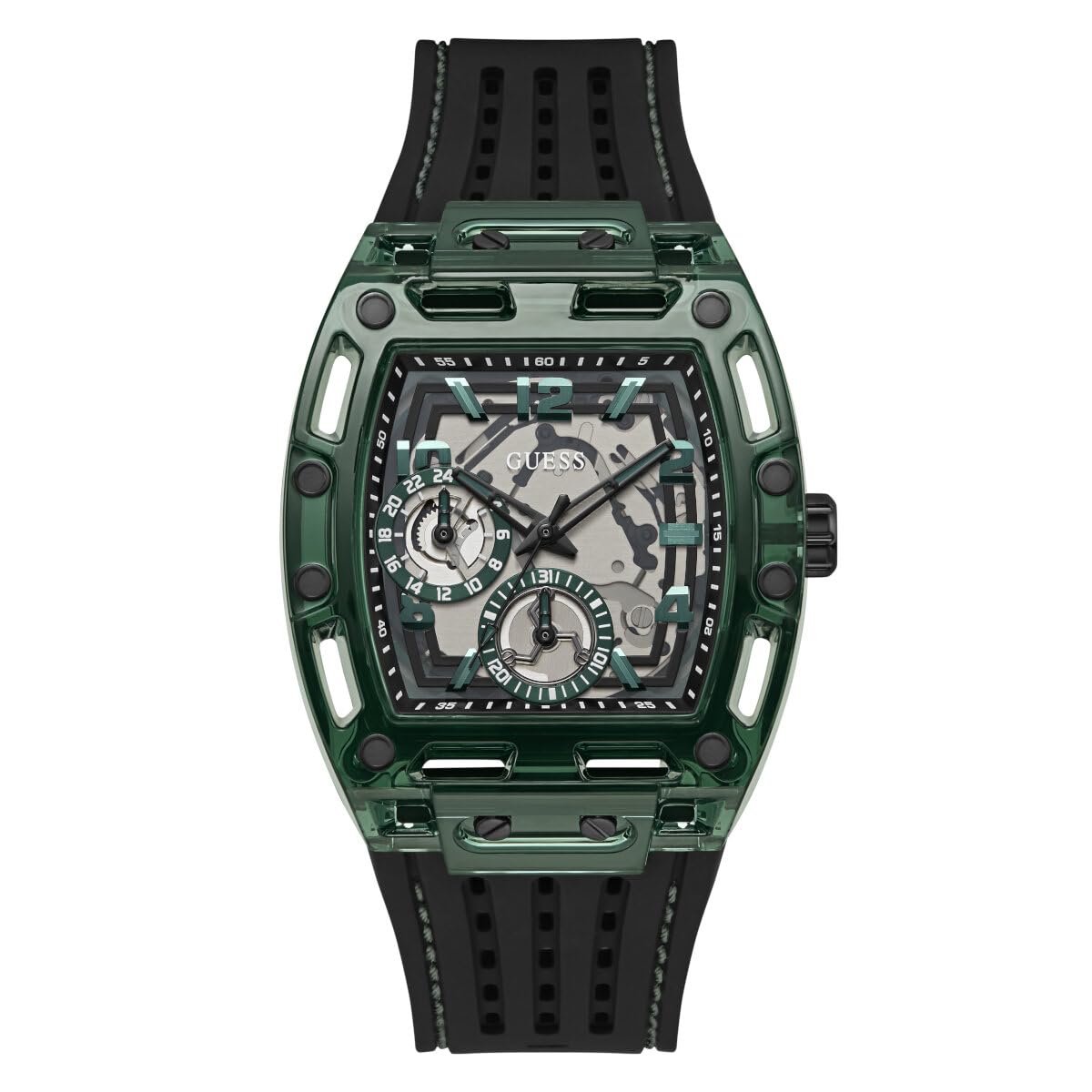 GUESS Phoenix 41.5 mm Size Black Dial Men Analog Watch - GW0499G7