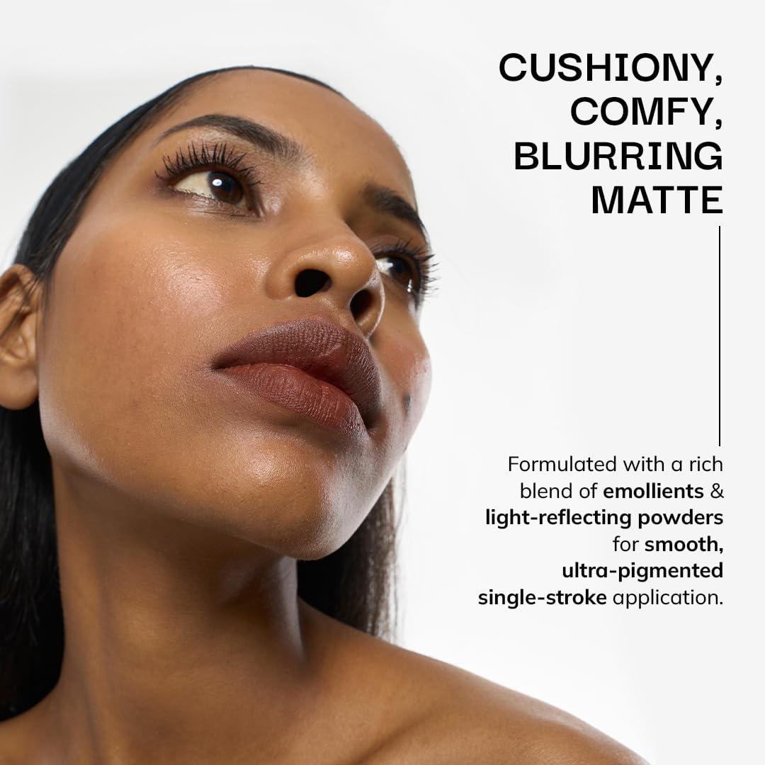 FAE Beauty Modern Matte Lipstick | Comfortable Cushion Matte Formula | One Stroke Application | Longwear | Richly Pigmented (Shade Awkward)